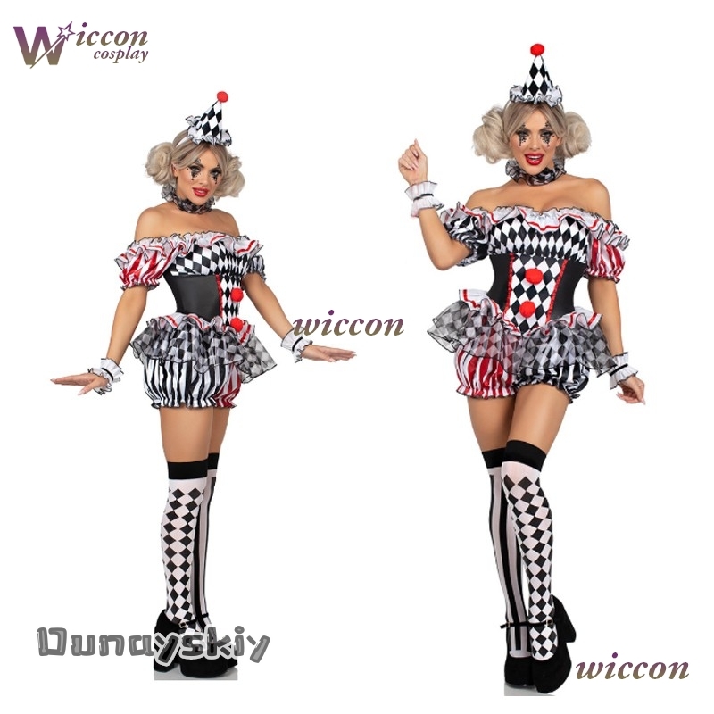 Party Games Online Free - Disfraz de payaso para mujer, traje