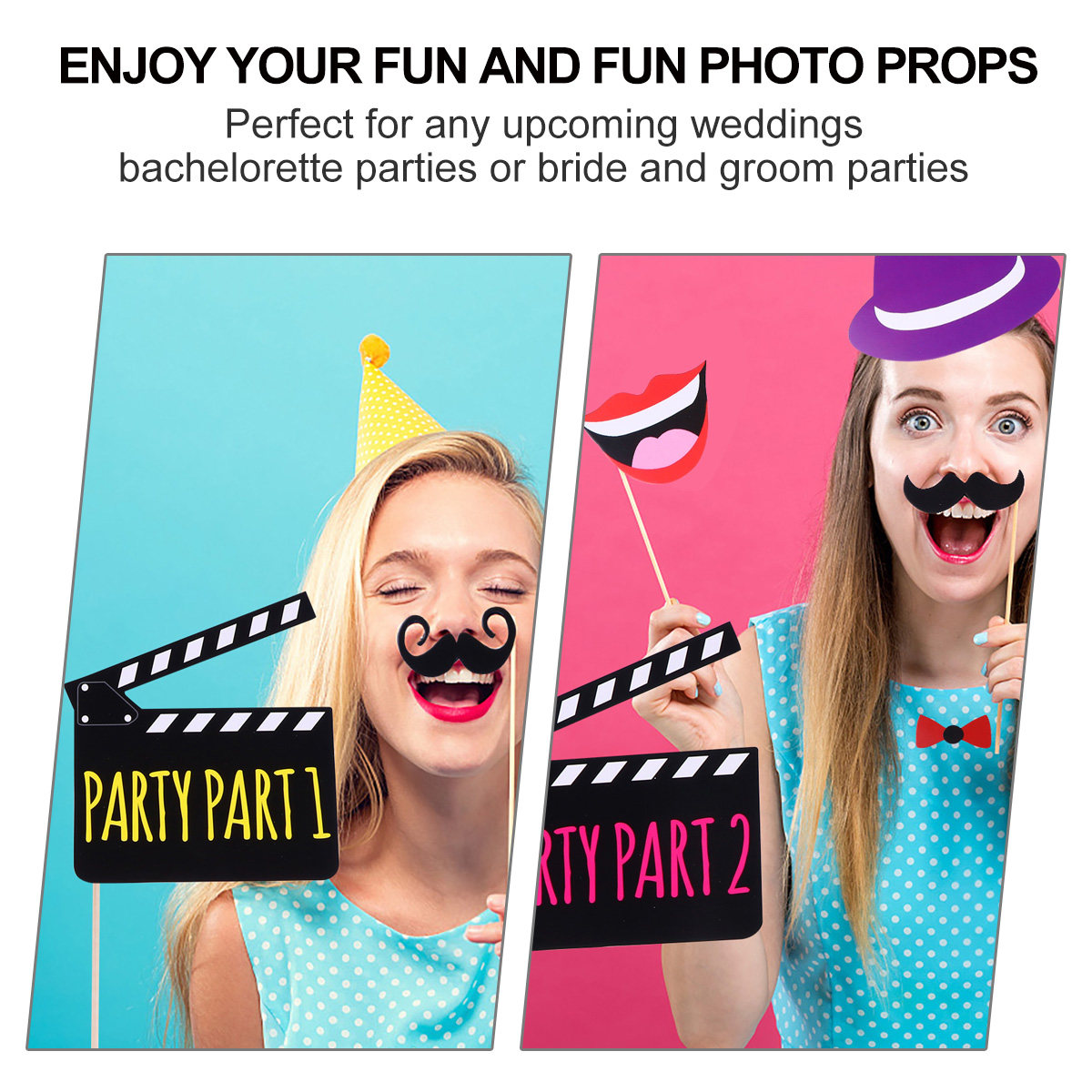 Party Games Bridal Shower - Set de 22 Accesorios Creativos para