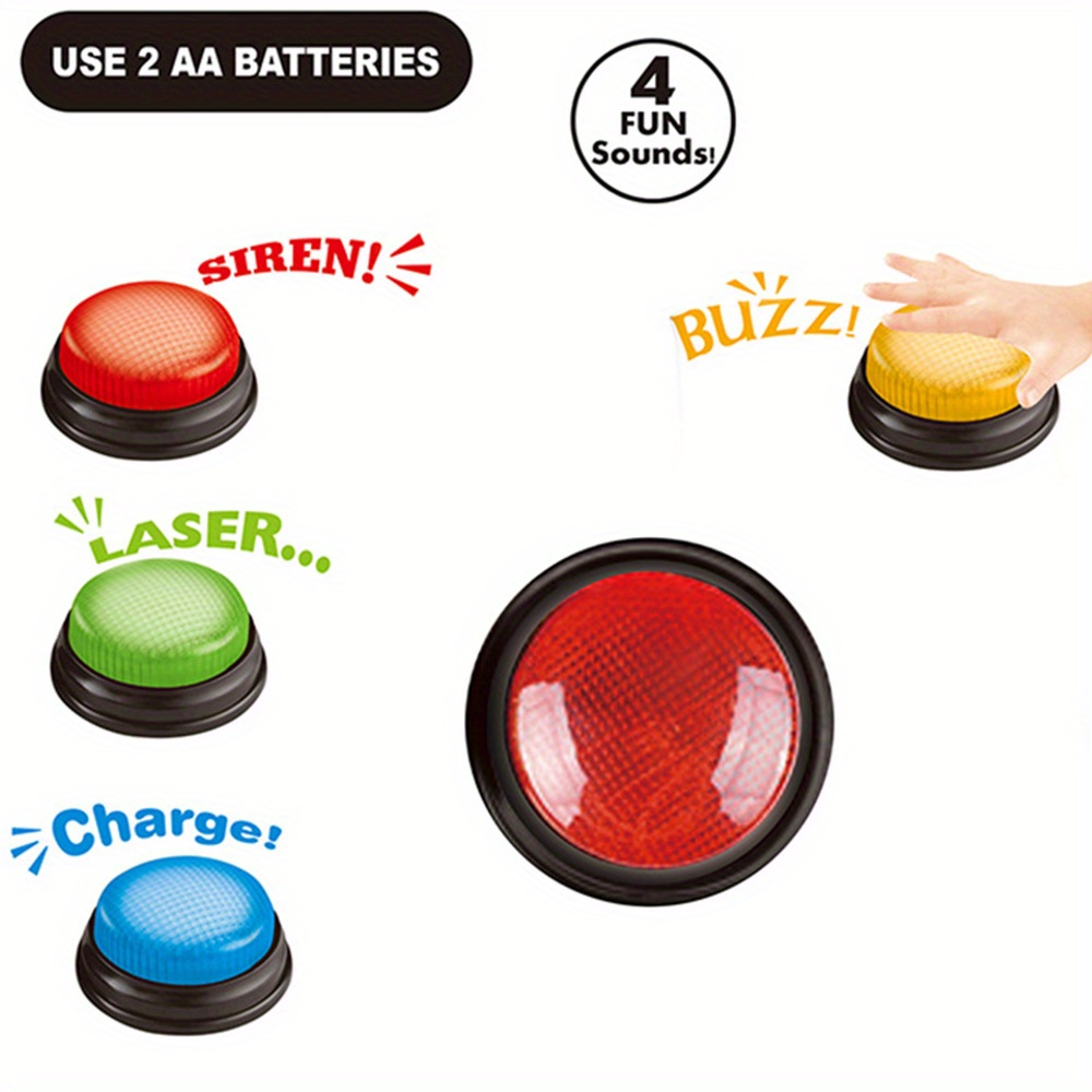 4 Uds. De luces y sonidos, zum - Party Games Quiz reseña y precio