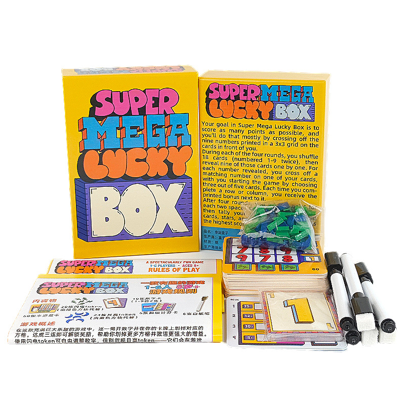 Juego de Mesa Super Mega Lucky - Party Games Box reseña y precio