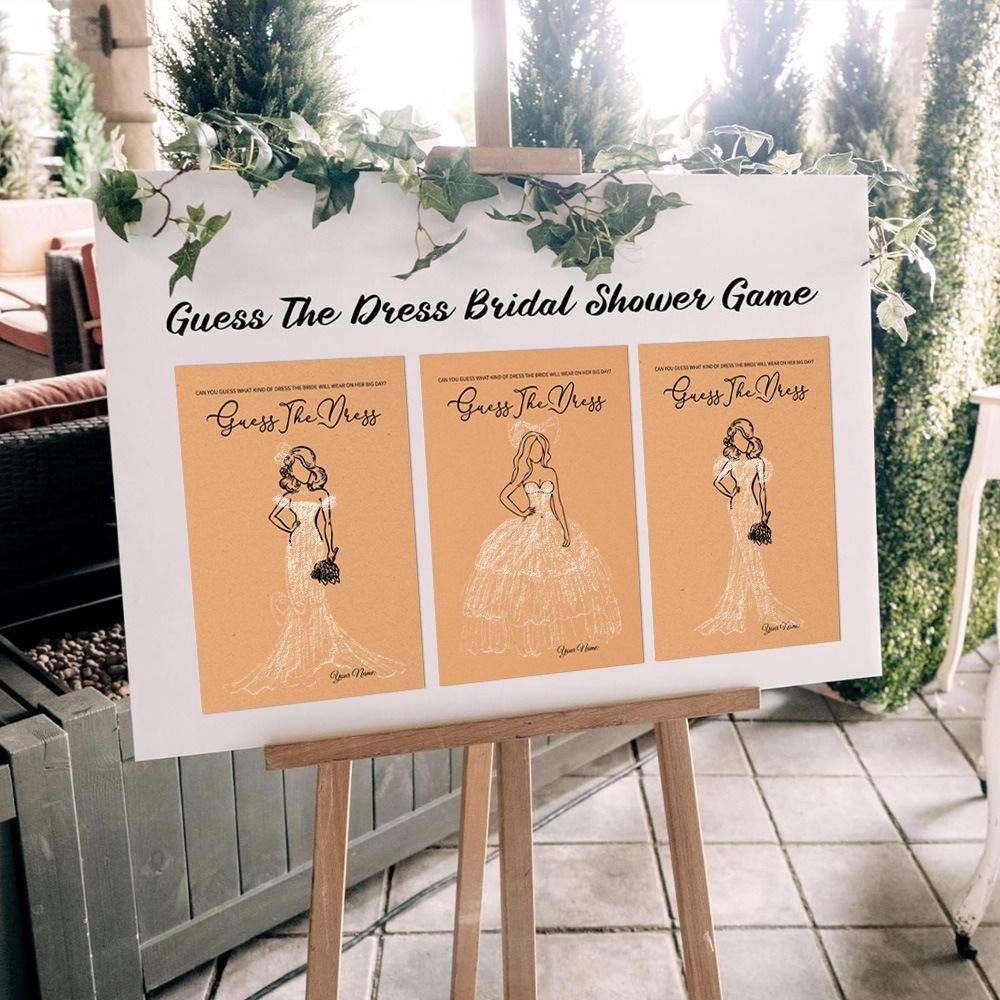 10 piezas Juego de adivinanzas - Party Games Bridal Shower reseña y precio