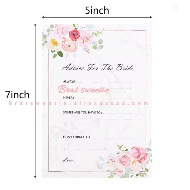 Juego de Tarjetas para Fiesta  - Party Games Bridal Shower reseña y precio