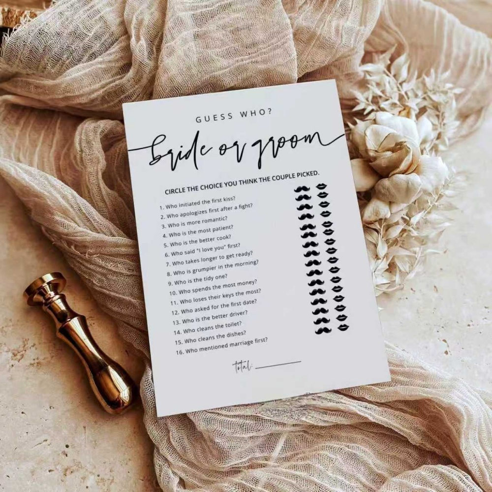 20 Tarjetas de Juego para Boda - Party Games Bridal Shower reseña y precio
