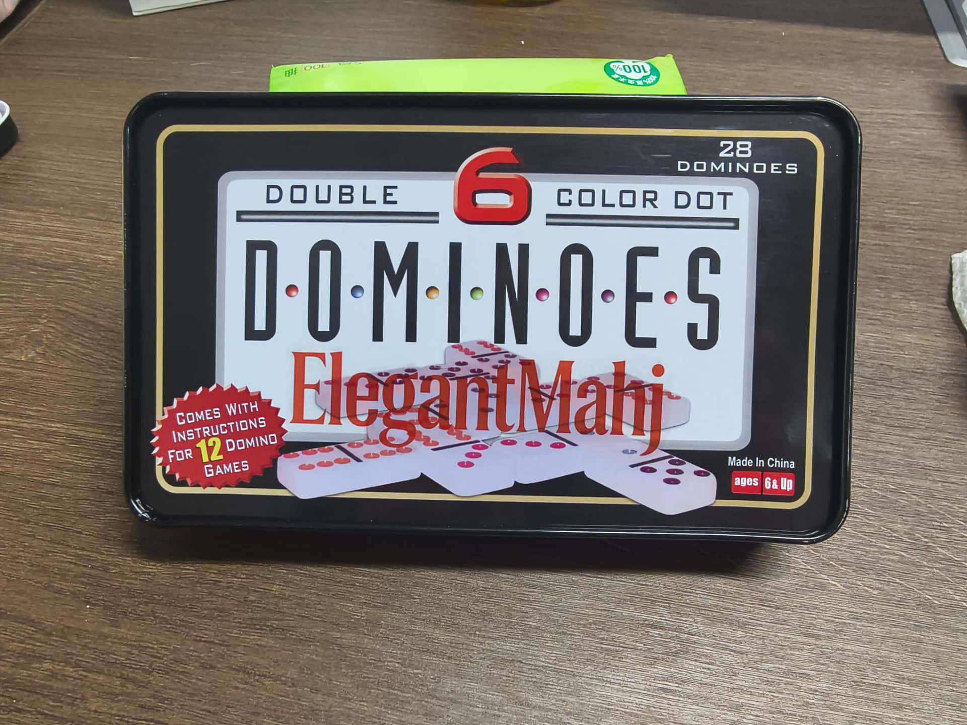 Elegante Juego de Dominó Doble - Party Games Box reseña y precio